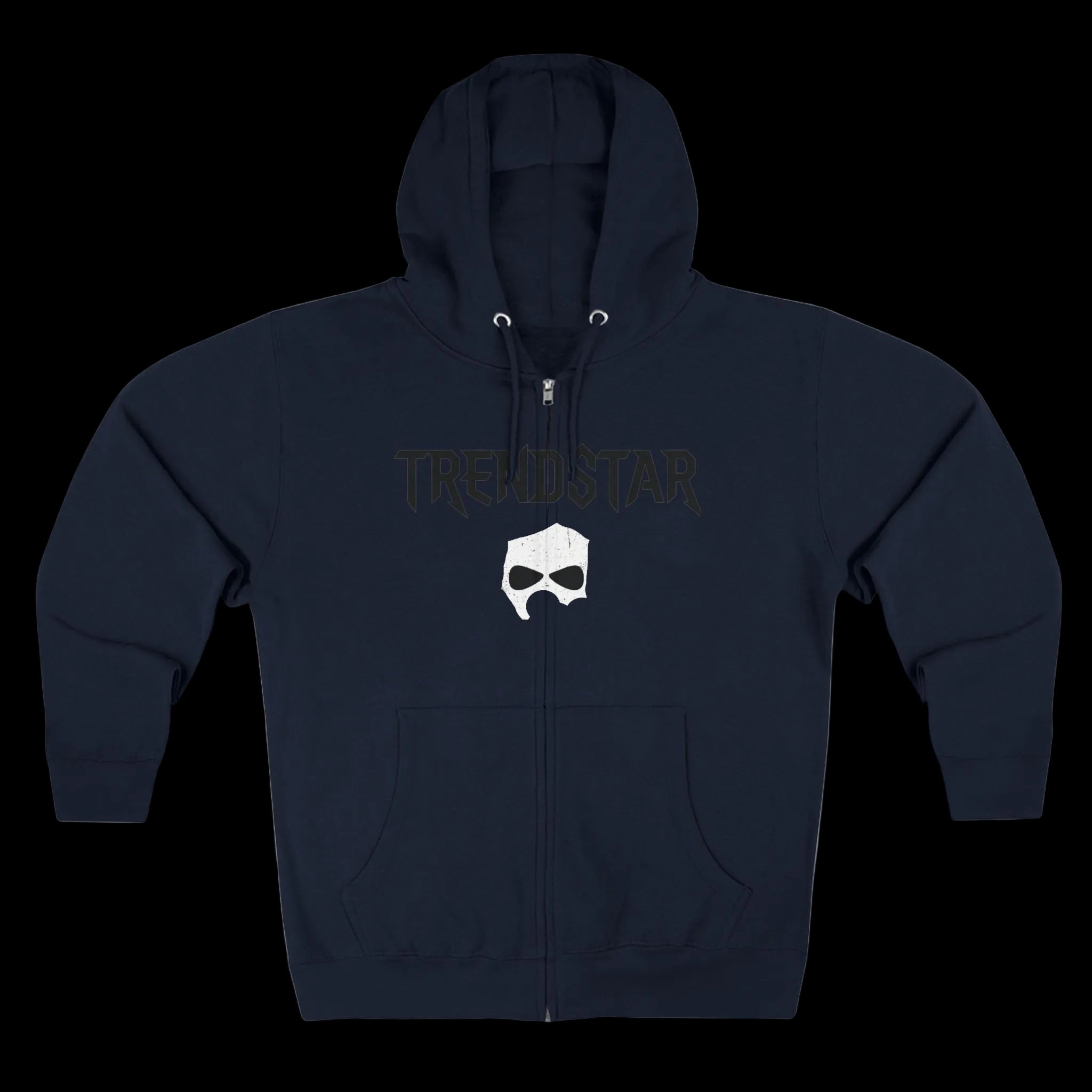 Skull Logo Zip Hoodie — Trendstar 1821 Streetwear