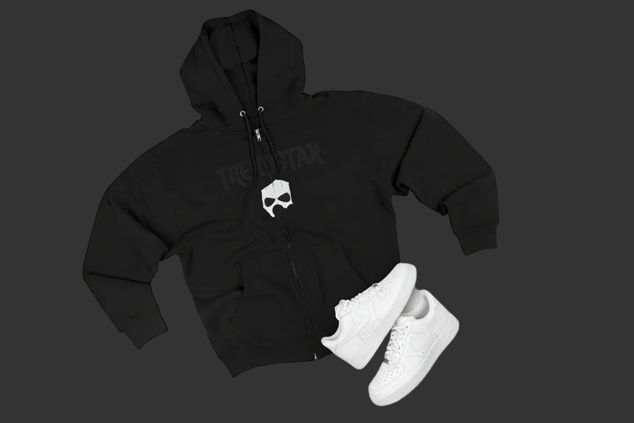 Skull Logo Zip Hoodie — Trendstar 1821 Streetwear