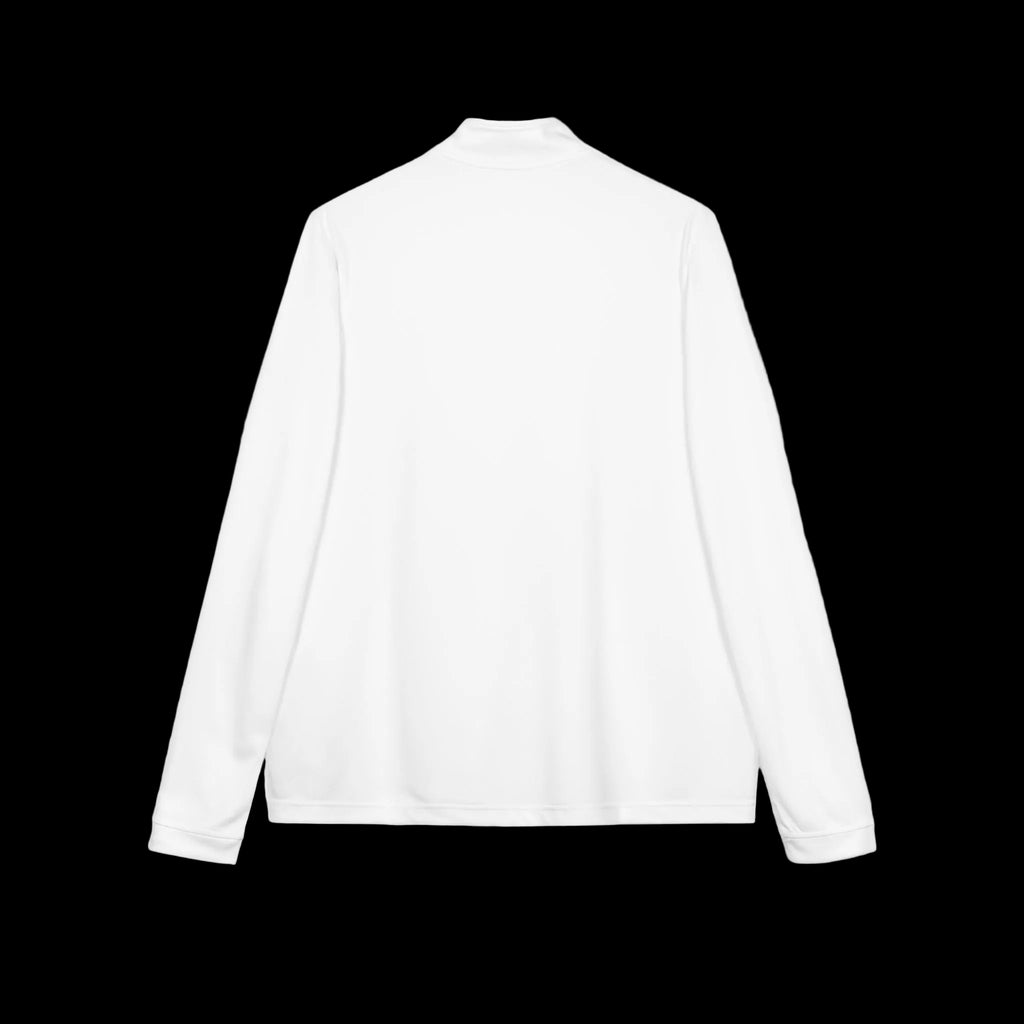 Embroidered adidas Quarter-Zip Pullover — Lightweight Performance Top