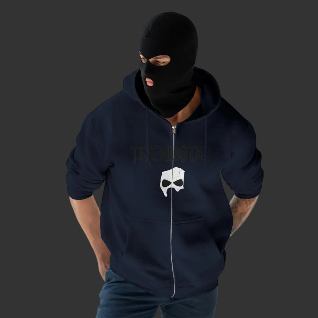 Skull Logo Zip Hoodie — Trendstar 1821 Streetwear