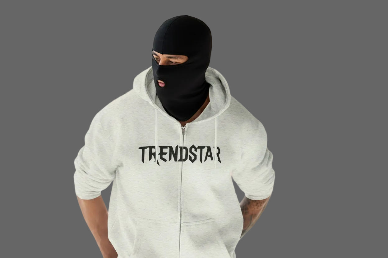 Skull Logo Zip Hoodie — Trendstar 1821 Streetwear