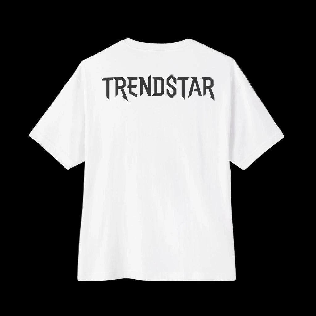 TrendStar Oversized Boxy Tee — Bold Back Graphic