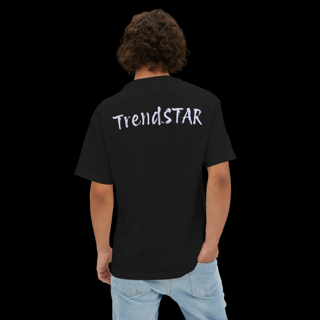 TrendStar Oversized Boxy Tee — Bold Back Graphic