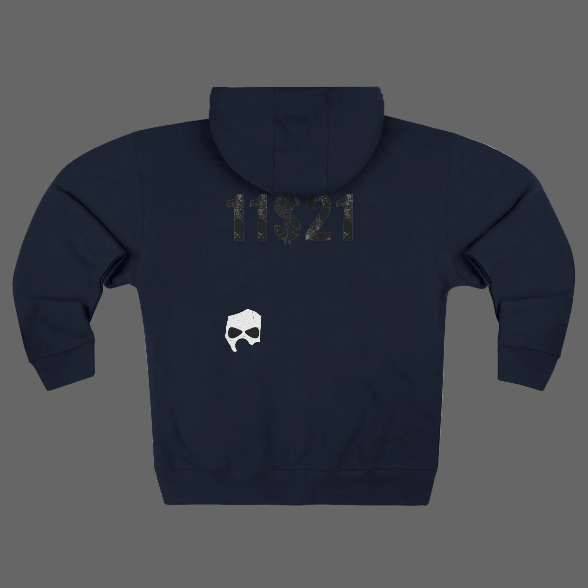 Skull Logo Zip Hoodie — Trendstar 1821 Streetwear