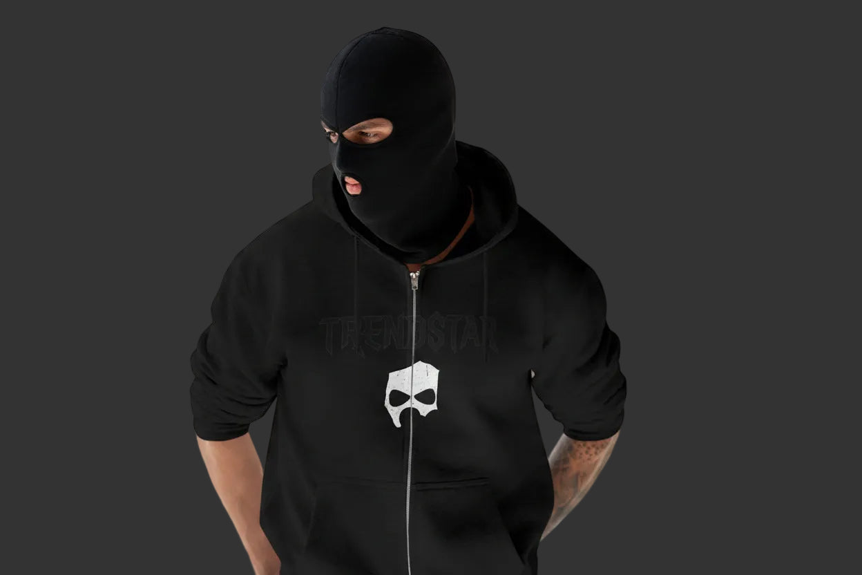 Skull Logo Zip Hoodie — Trendstar 1821 Streetwear