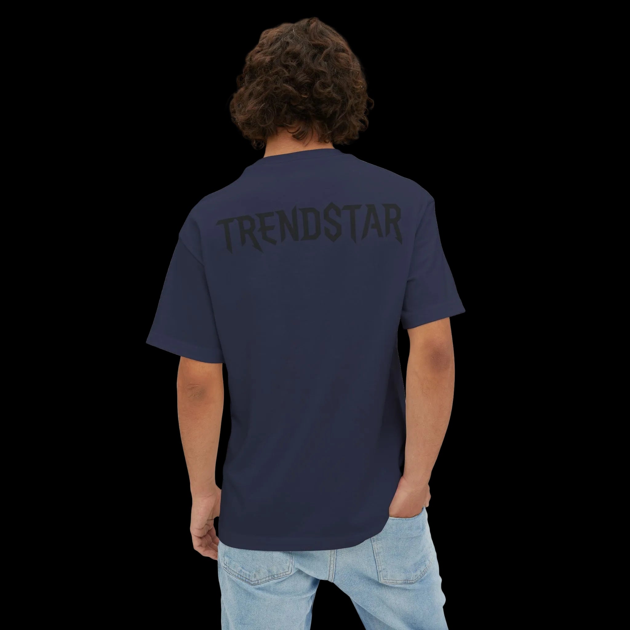 TrendStar Oversized Boxy Tee — Bold Back Graphic