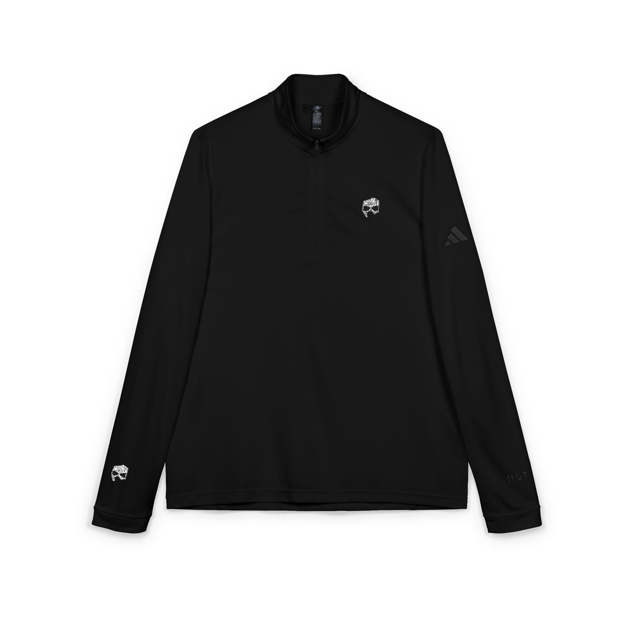 Embroidered adidas Quarter-Zip Pullover — Lightweight Performance Top