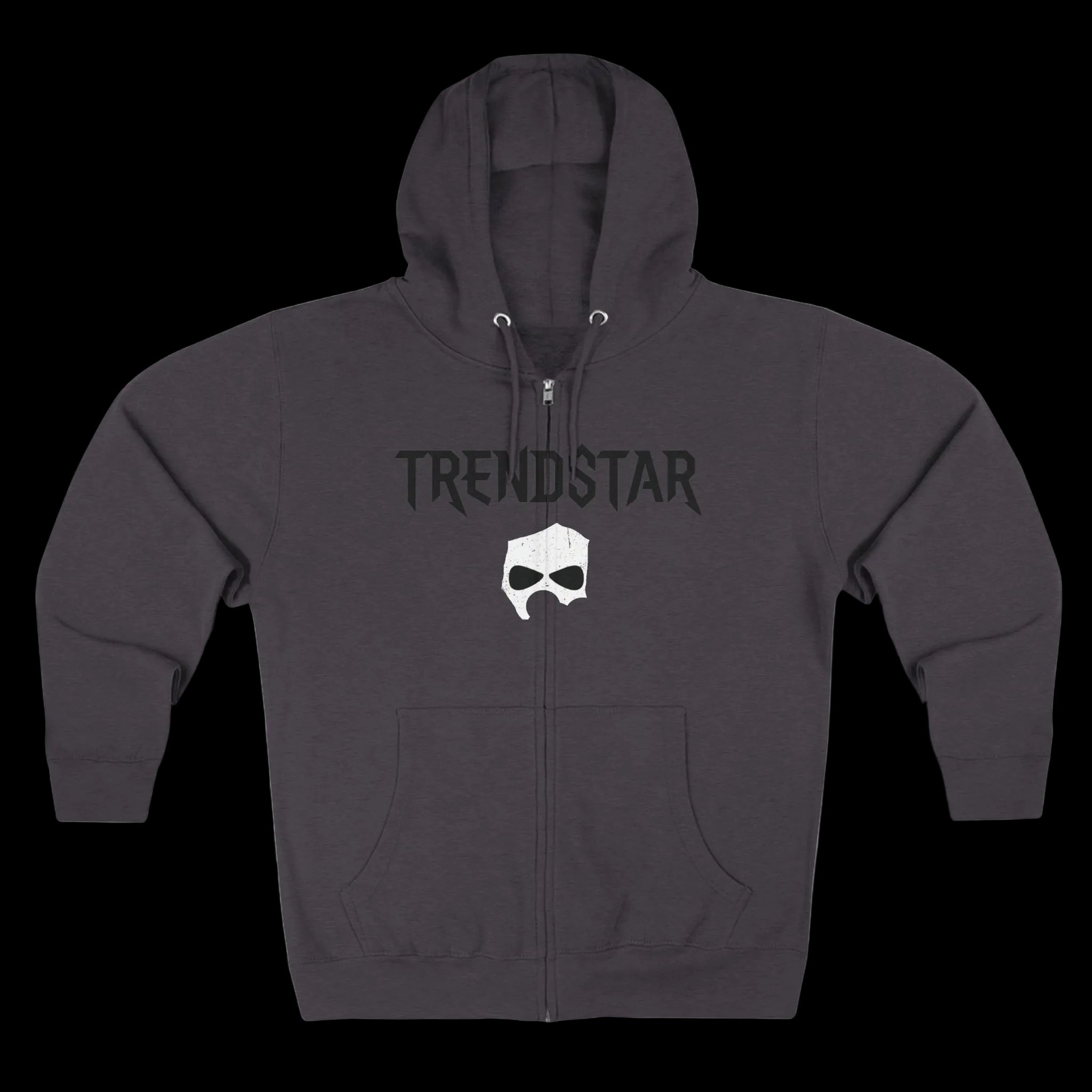 Skull Logo Zip Hoodie — Trendstar 1821 Streetwear