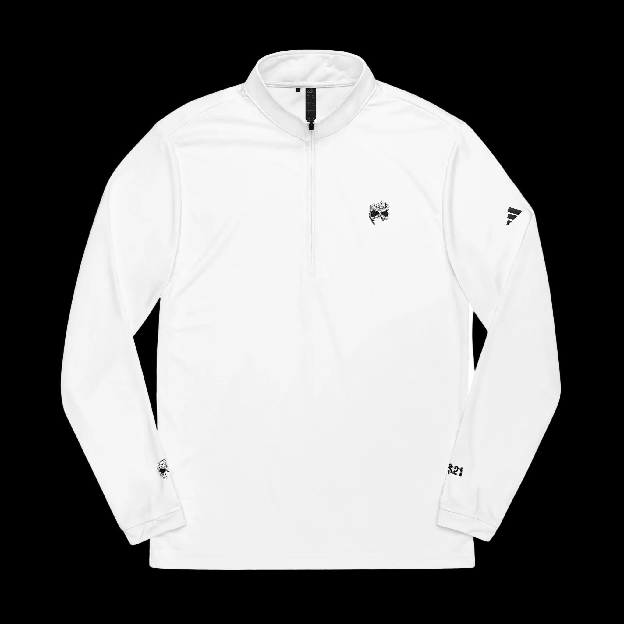 Embroidered adidas Quarter-Zip Pullover — Lightweight Performance Top
