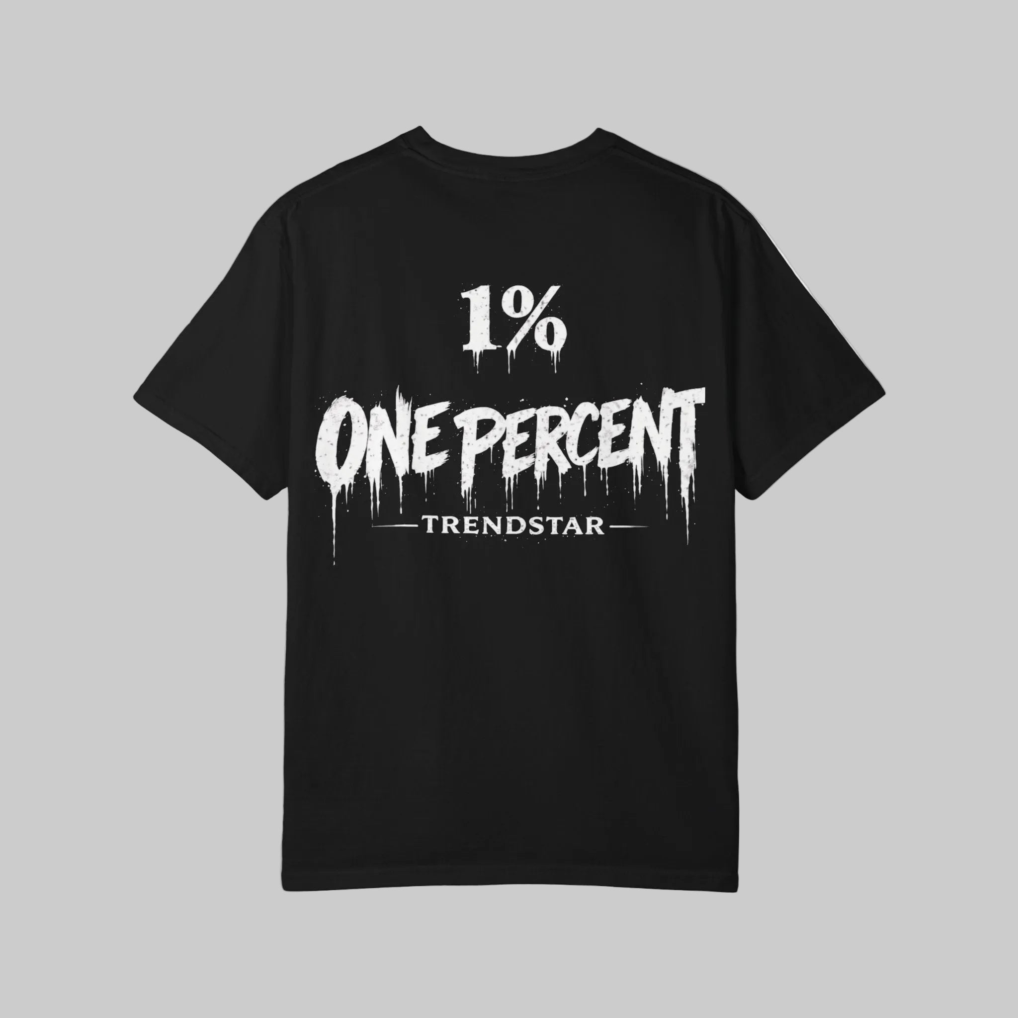 1% ONE PERCENT Oversized Streetwear T-Shirt | Premium Gym & Urban Tee | TRENDSTAR