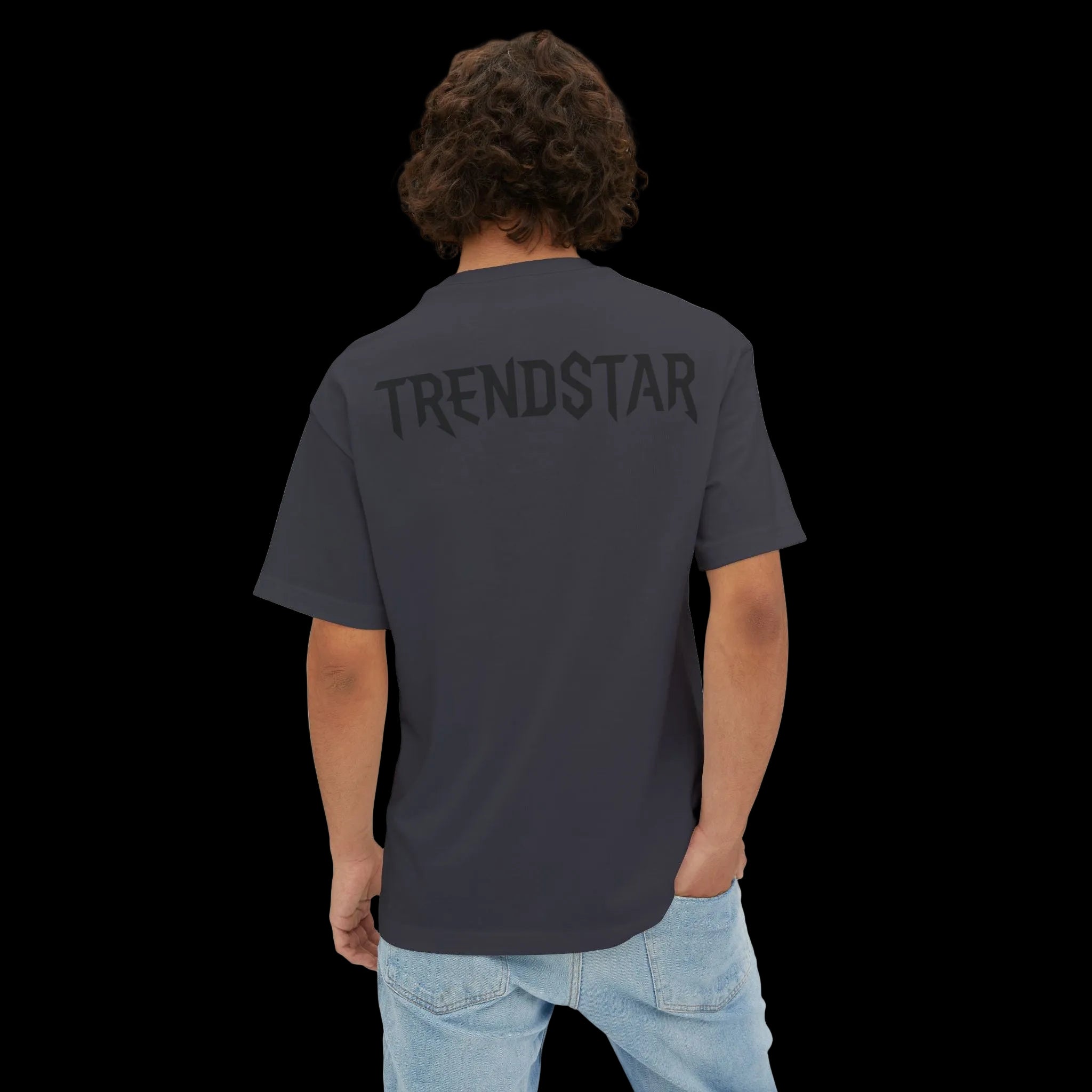 TrendStar Oversized Boxy Tee — Bold Back Graphic
