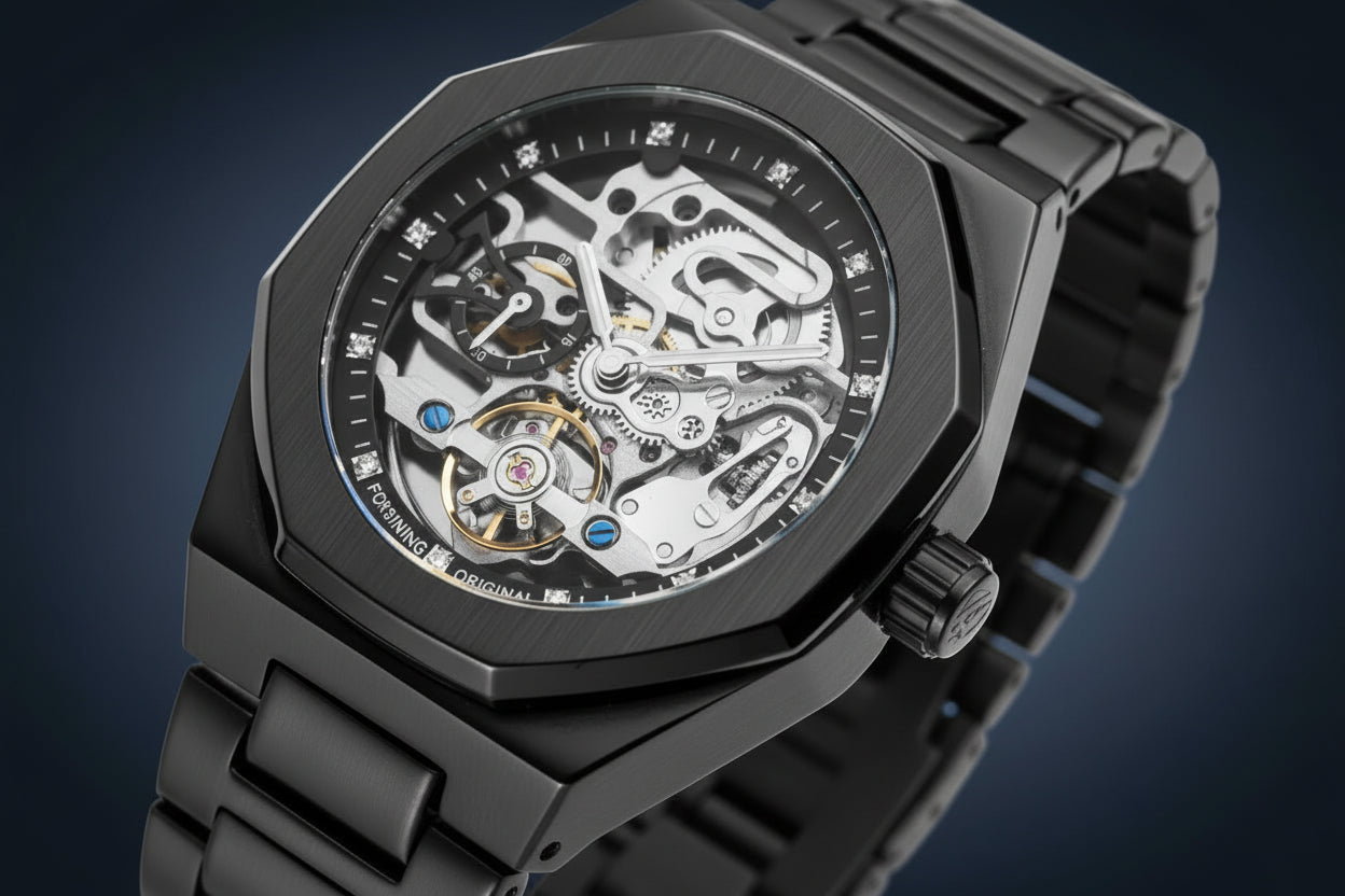 11:21 APEX SKELETON | Onyx Edition Watch